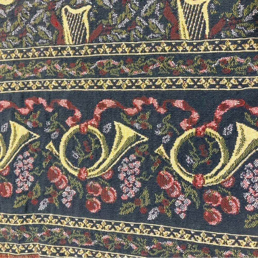 Classical Orchestra Musical Instruments Tapestry Blanket - Picture 4 of 6
